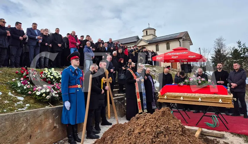 LJILJANA ZELEN-KARADŽIĆ BURIED WITH HIGH HONOURS