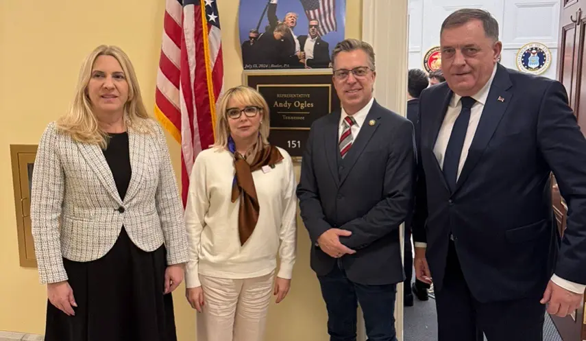 DODIK DISCUSSES SRPSKA'S STATUS, MISUSE OF JUDICIARY AND SOC PROPERTY SEIZURES WITH CONGRESSMAN OGLES