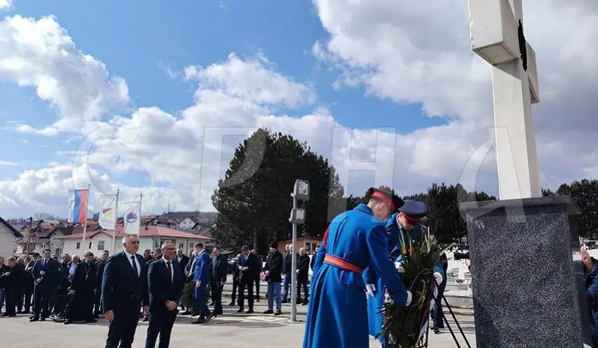 MINIĆ AND OSTOJIĆ HONOR FALLEN SERB SOLDIERS