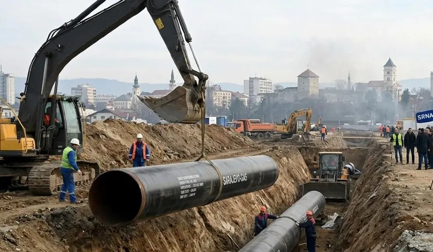 ELEK: GAS PIPE LAYING PROCESS UNDERWAY IN SRPSKA, THE LARGEST IN HISTORY
