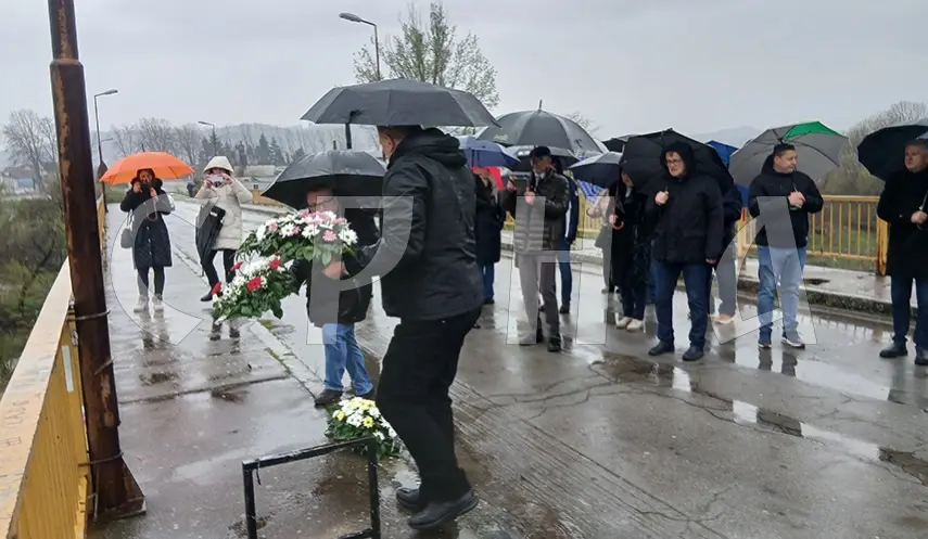 WREATH LAID IN MEMORY OF SERB AND JEWISH VICTIMS OF WORLD WAR II