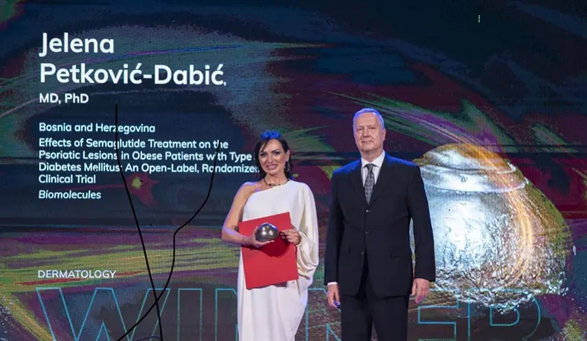 CONGRATULATIONS TO DR. PETKOVIĆ-DABIĆ ON HER MEDICAL RESEARCH, A SUCCESS FOR ALL OF REPUBLIKA SRPSKA