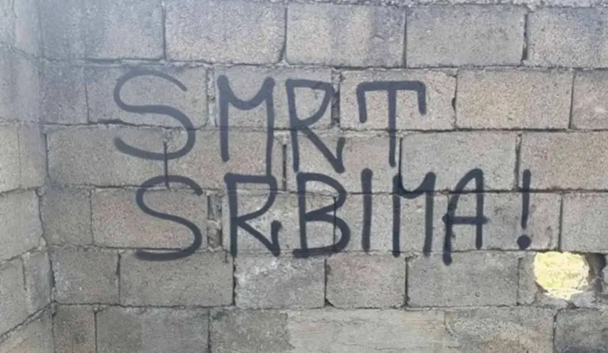 ŽUPLJANIN: NO THREATS OR GRAFFITI WILL PREVENT SERBS FROM FIRMLY DEFENDING FREEDOM AND REPUBLIKA SRPSKA