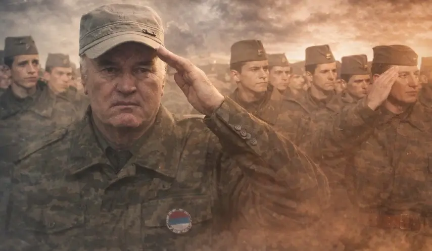 GENERAL MLADIĆ COMMANDED REPUBLIKA SRPSKA ARMY HONORABLY