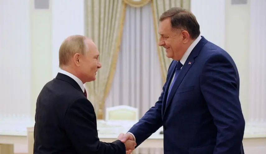 SRPSKA STANDS FIRMLY WITH RUSSIA AND ITS PRESIDENT