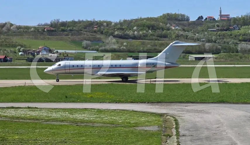 DONALD TRUMP JR. ARRIVES AT BANJA LUKA AIRPORT