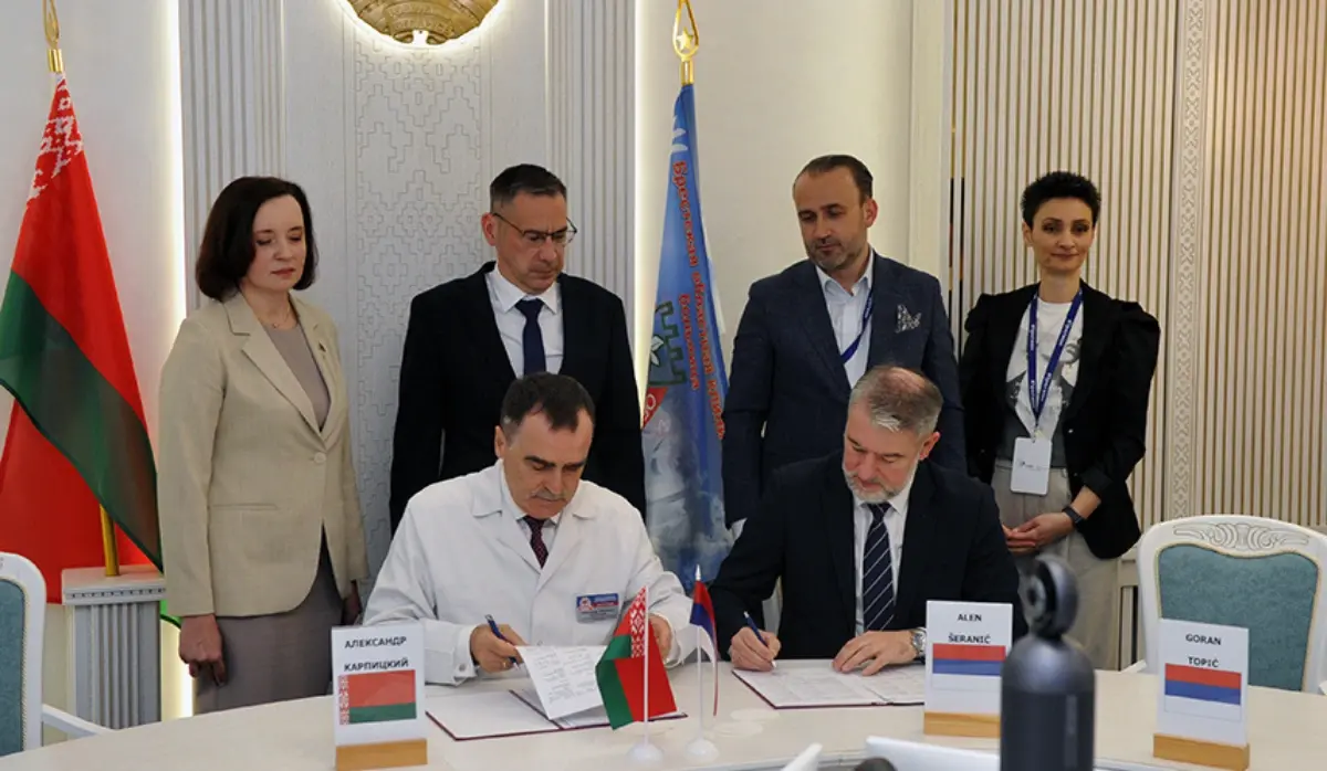 AGREEMENTS WITH BREST REGIONAL HOSPITAL SIGNED