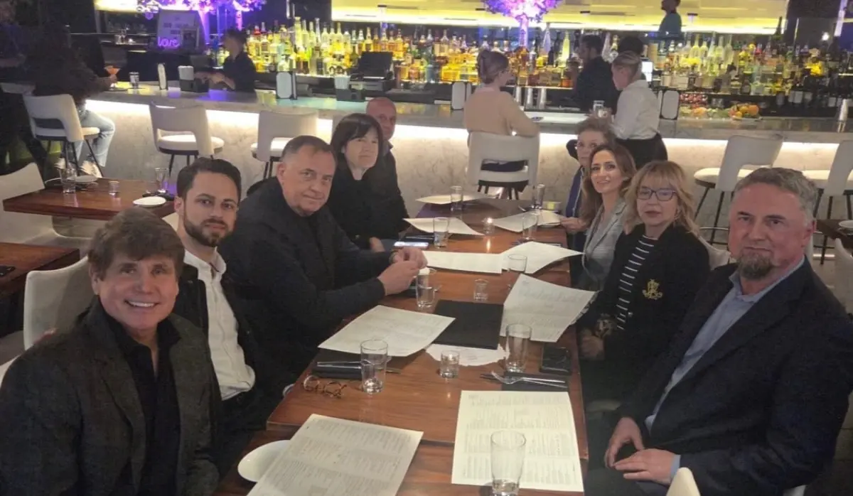 DODIK ARRIVES IN CHICAGO; IMPORTANT MEETINGS EXPECTED TO TAKE PLACE