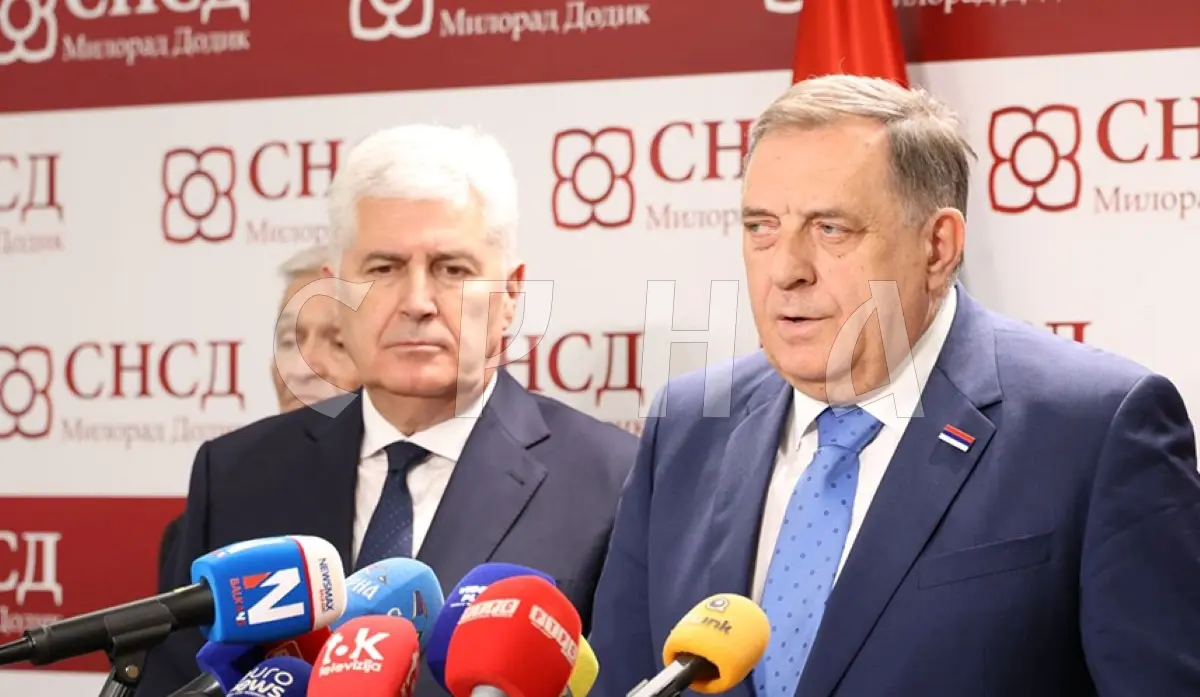 DODIK: NO BACKING FOR CENTRALIZATION ON EU PATH, WHETHER AS GROWTH PLAN OR ABYSS