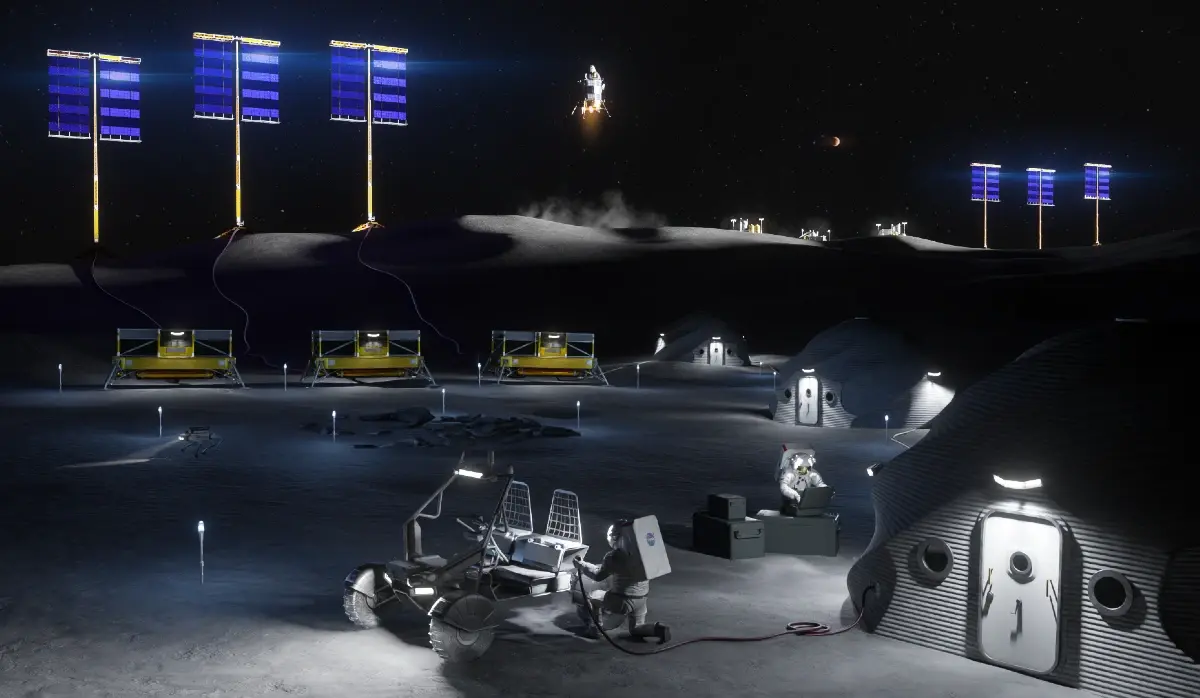 NASA PLANS TO COMPLETE LUNAR BASE BY 2032