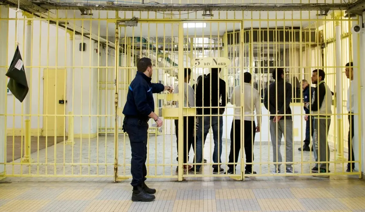 FRANCE RECORD-HOLDER FOR THE NUMBER OF INMATES