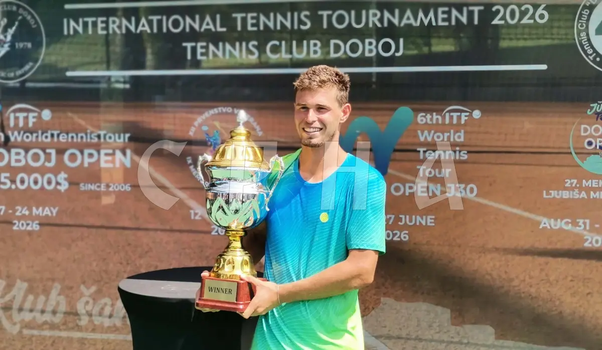 UKRAINIAN WINS ITF M15 "DOBOJ OPEN" TOURNAMENT
