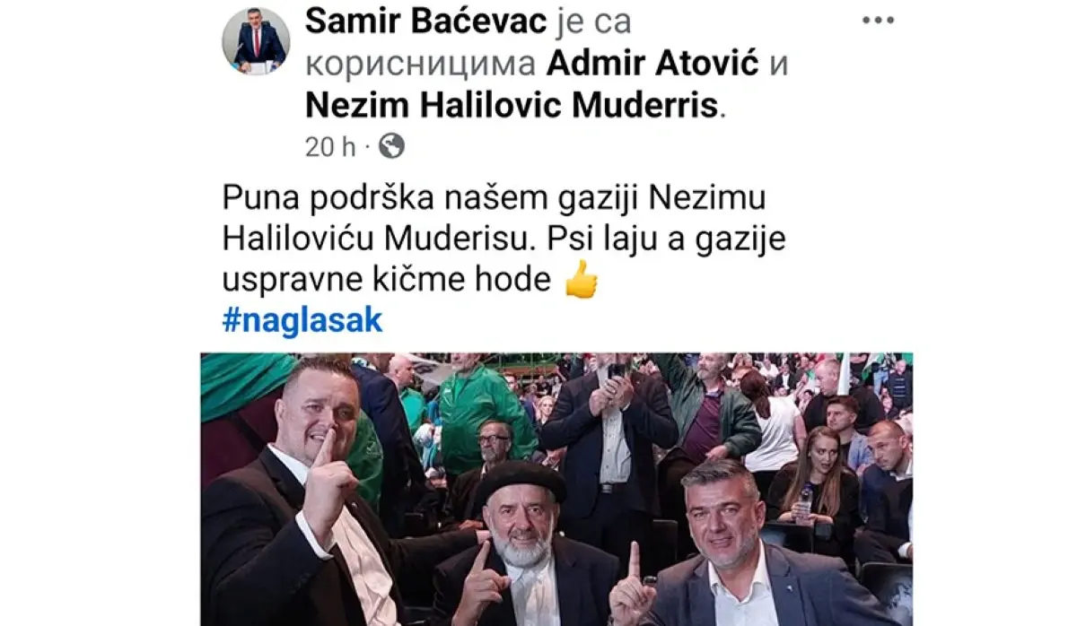 BAĆEVAC IN PHOTOS WITH WARTIME COMMANDER HALILOVIĆ