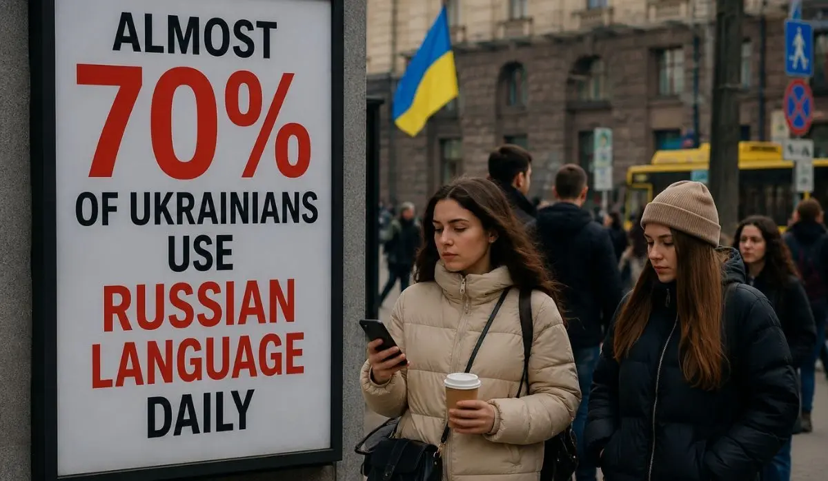 AZAROV: ALMOST 70 PER CENT OF UKRAINIANS USE RUSSIAN LANGUAGE DAILY
