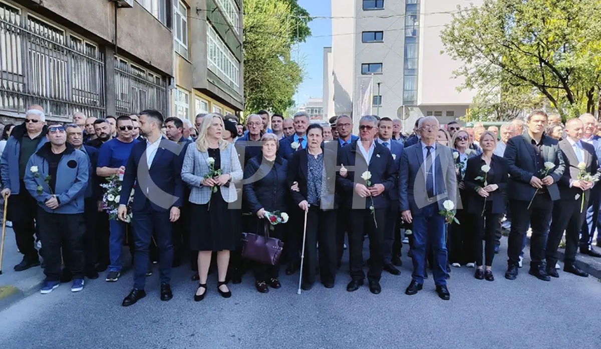 CVIJANOVIĆ ATTENDS COMMEMORATION MARKING 34 YEARS SINCE THE DOBROVOLJAČKA CRIME; PEACE WALK BEGINS