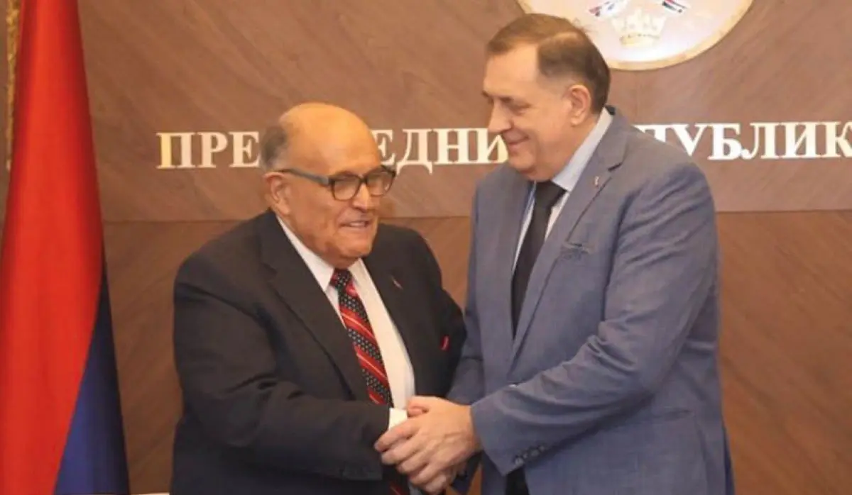 DODIK EXPRESSES SUPPORT FOR GIULIANI, VOICES HOPE FOR HIS RECOVERY AND HIS KNOWN STRENGTH