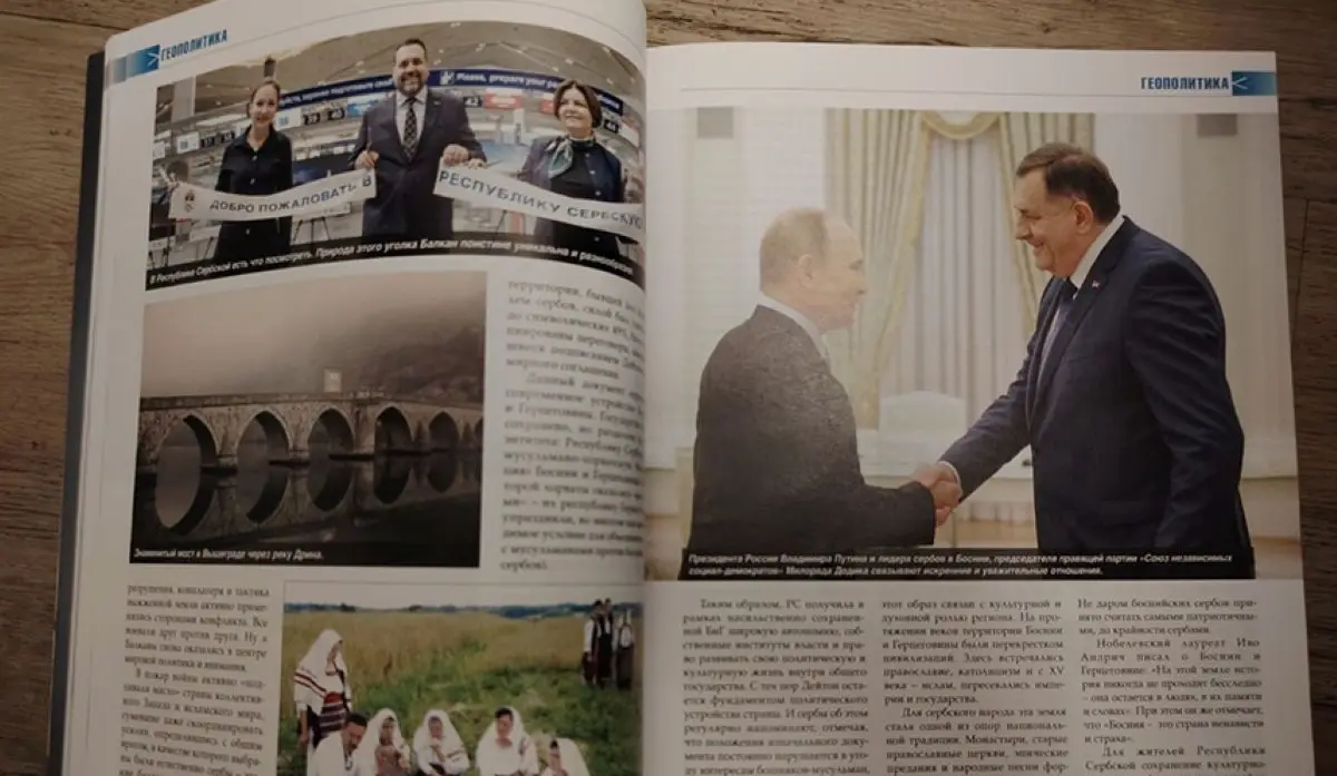 PROMINENT RUSSIAN MAGAZINE PUBLISHES ARTICLE: REPUBLIKA SRPSKA - A BASTION OF SERBHOOD UNDER THE LEADERSHIP OF MILORAD DODIK
