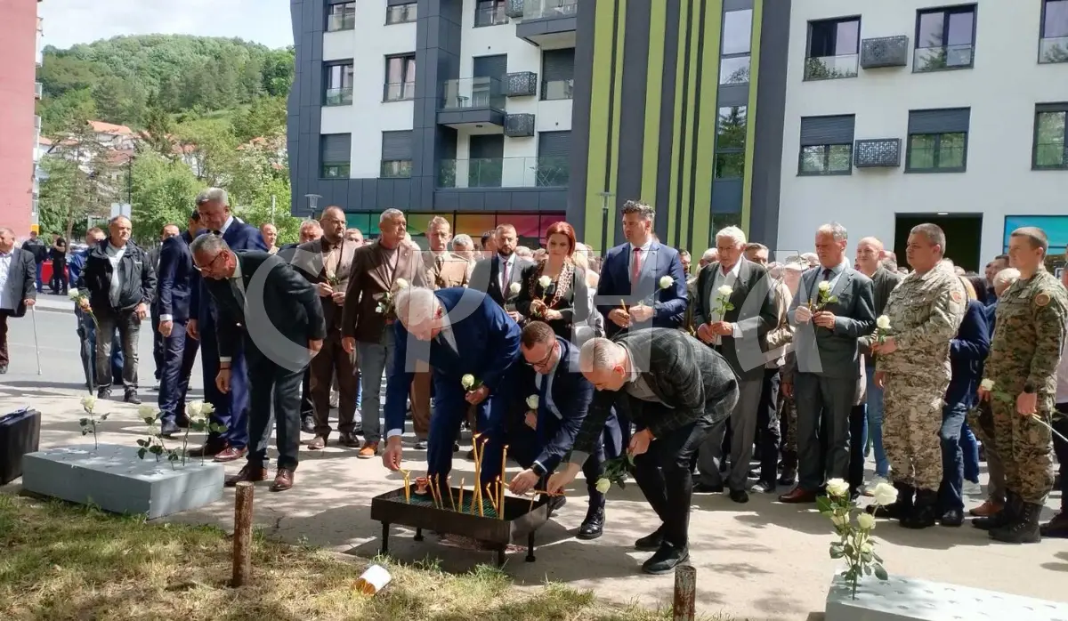 INCENSE, ROSES AND CANDLES AT THE SITE OF MURDER OF 54 YOUNG MEN