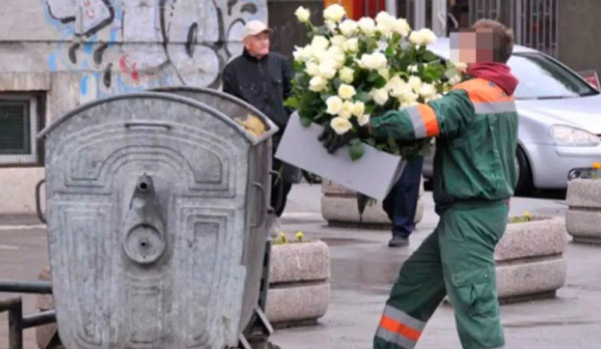 THEY COULD NOT EVEN BEAR TO SEE WHITE ROSES, THEY WERE THROWN INTO TRASH CANS