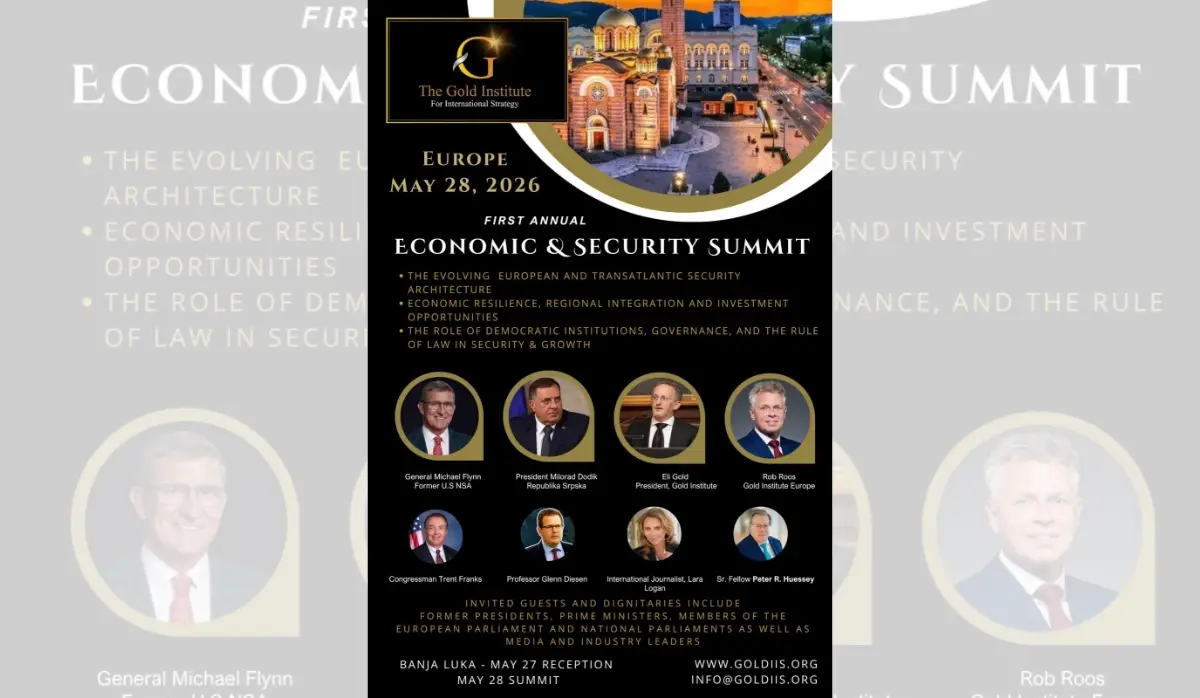 FIRST EUROPEAN SUMMIT ON ECONOMY AND SECURITY TO BE HELD IN BANJA LUKA ON MAY 28
