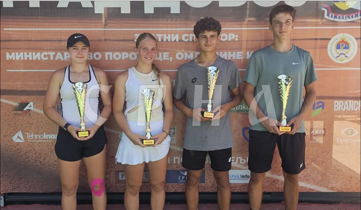 ROMANIAN BOY AND CROATIAN GIRL WIN INTERNATIONAL TENNIS TOURNAMENT