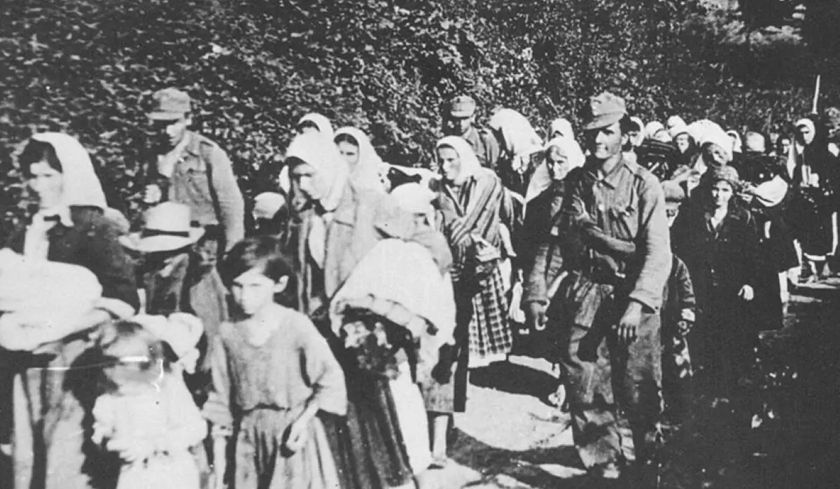 USTASHAS AND GERMANY MADE AGREEMENT ON EXPULSION OF 200,000 SERBS