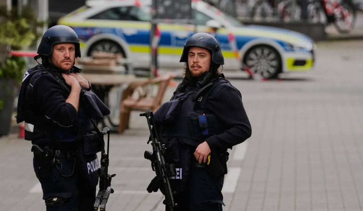 FIVE KILLED IN STADE