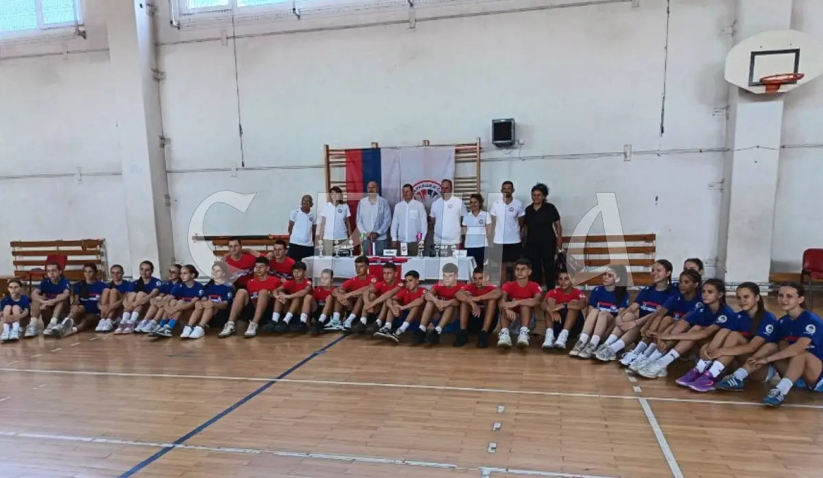 THIRTY YOUNGEST BASKETBALL PLAYERS TAKING PART IN CAMP IN DVOROVI