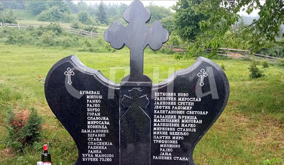 SERBS IN ČEMERNO SLAUGHTERED, MASSACRED, PEELED