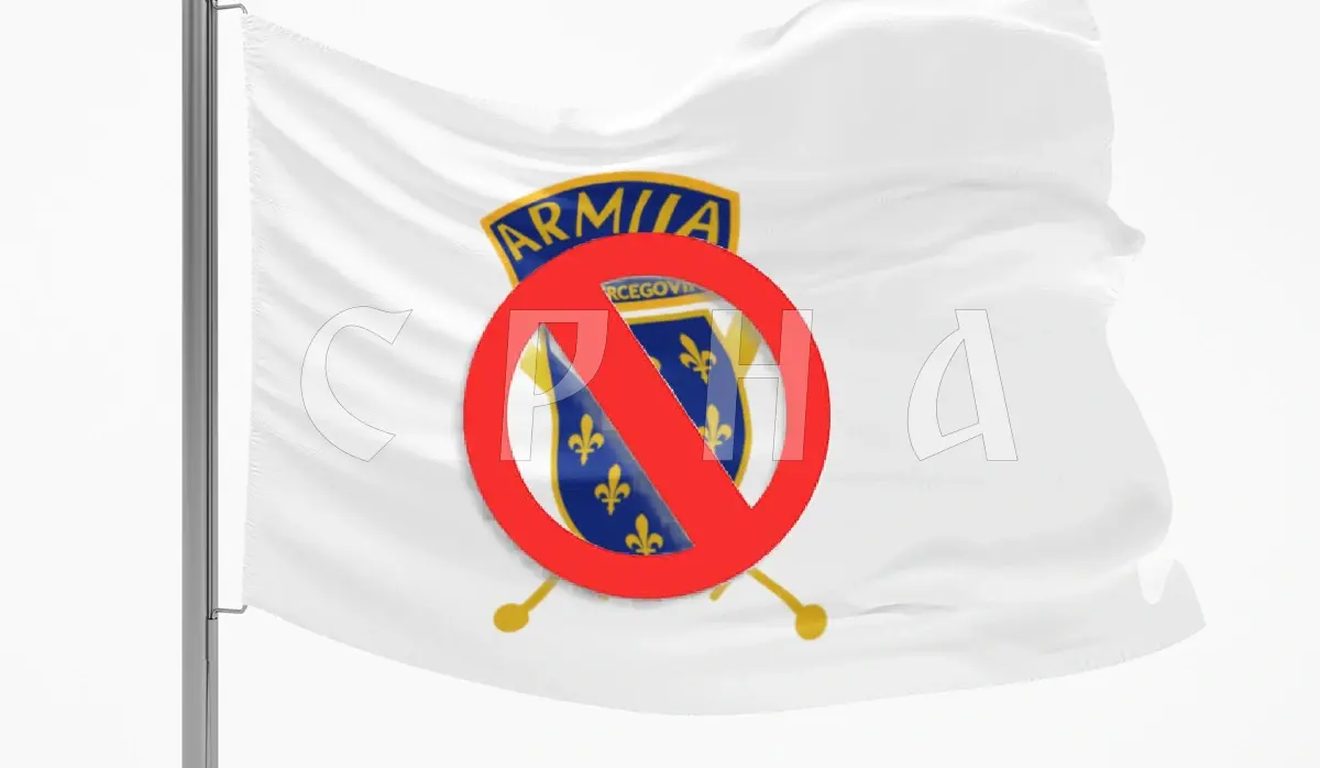 SUPPORT FOR INITIATIVE TO BAN WARTIME FLAG OF SO-CALLED ARMY OF BiH