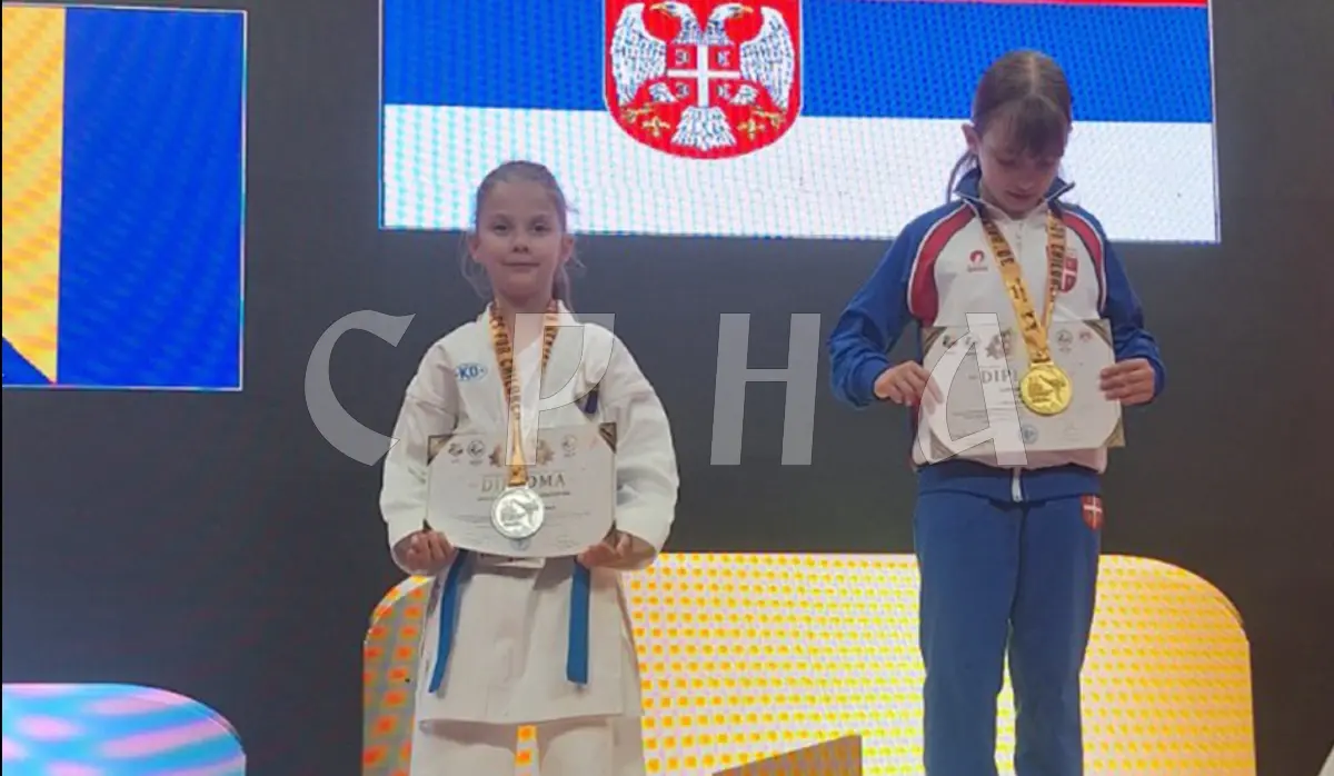 SOFIJA ILIĆ BALKAN KARATE VICE-CHAMPION