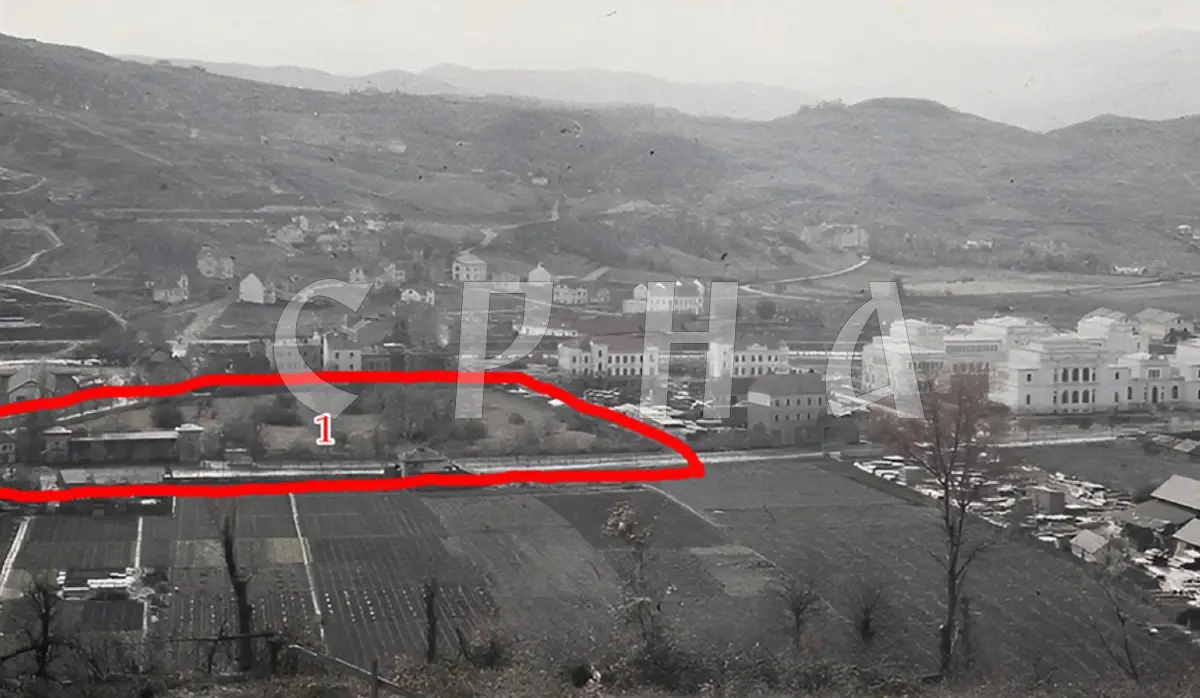 BUILDINGS OF PARLIAMENT AND COUNCIL OF MINISTERS BUILT ON SERBIAN CEMETERY