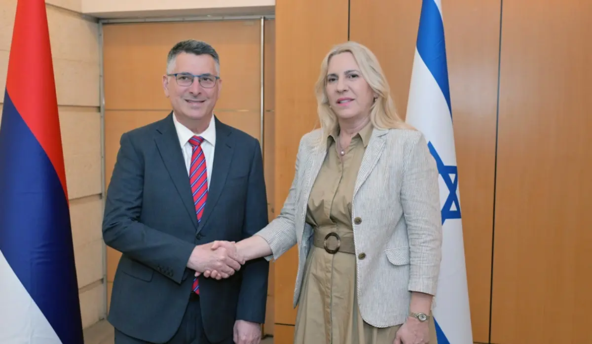 CVIJANOVIĆ: MEETING WITH SA'AR REAFFIRMS FRIENDSHIP BETWEEN SRPSKA AND STATE OF ISRAEL