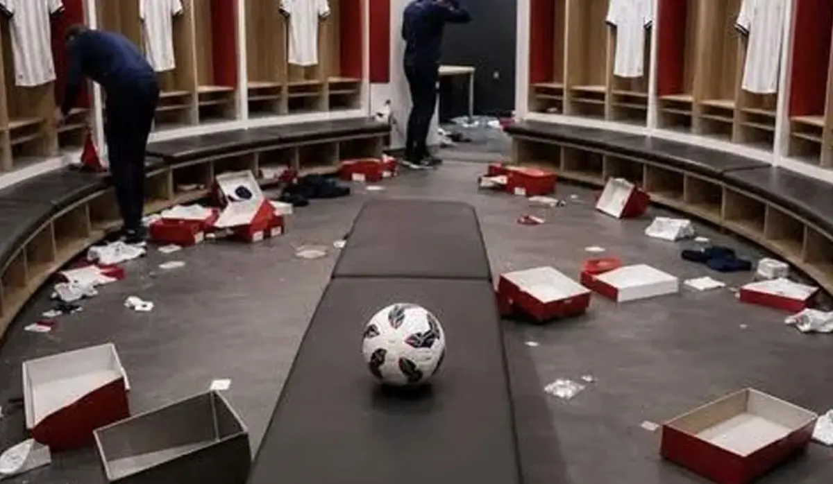 ENGLAND FOOTBALL TEAM'S EQUIPMENT STOLEN