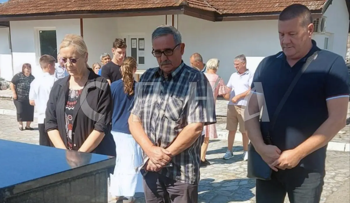 MEMORIAL SERVICE FOR 20 SERBS KILLED IN HRANČA HELD