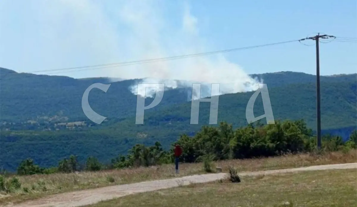 WILDFIRE RAGES IN KAMENICA; AIR TRACTOR FROM MOSTAR EXPECTED