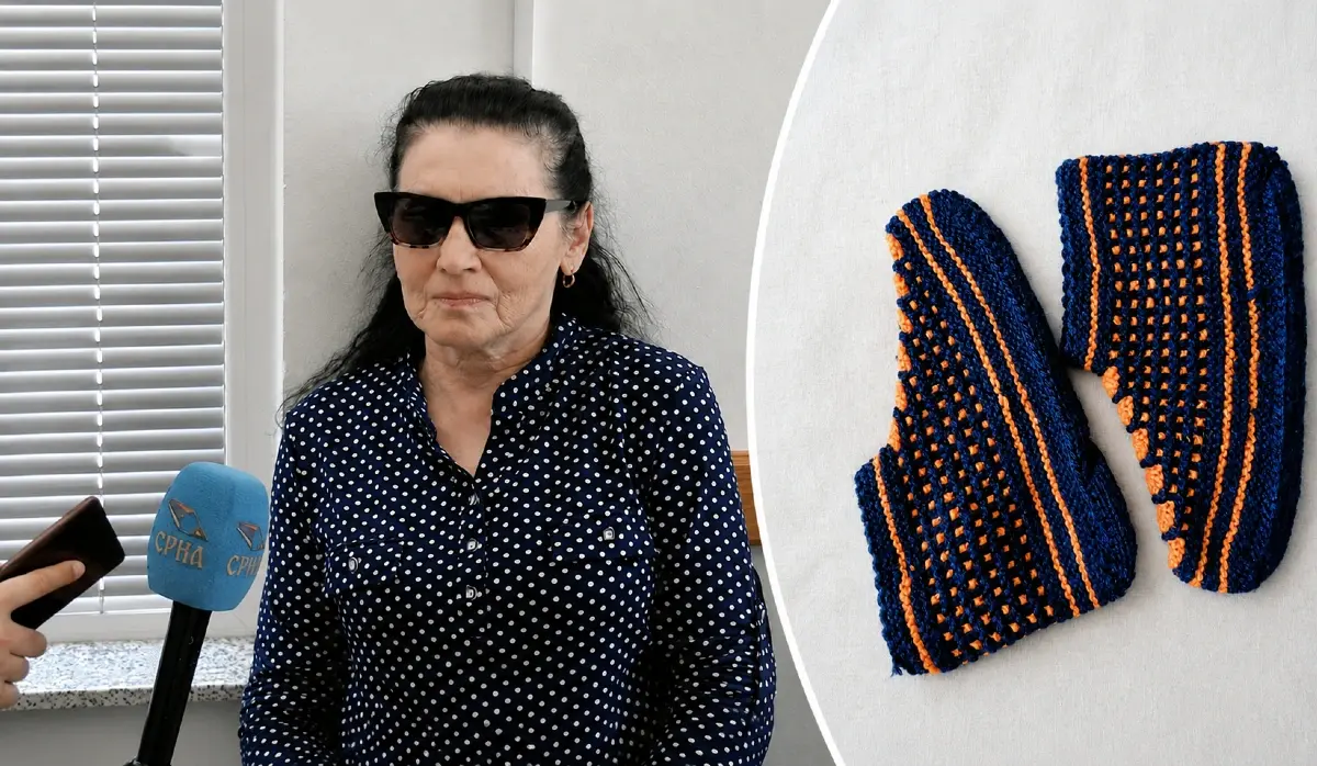 EVEN WITHOUT SIGHT, SHE KNITS AND CREATES - HANDICRAFTS ARE PSYCHOTHERAPY FOR SLOBODANKA STANIMIROVIĆ