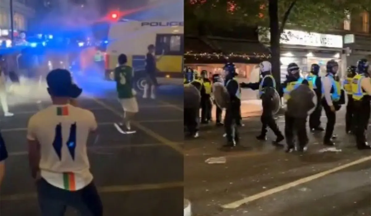 POLICEMAN INJURED IN CLASH WITH MOROCCAN FOOTBALL FANS