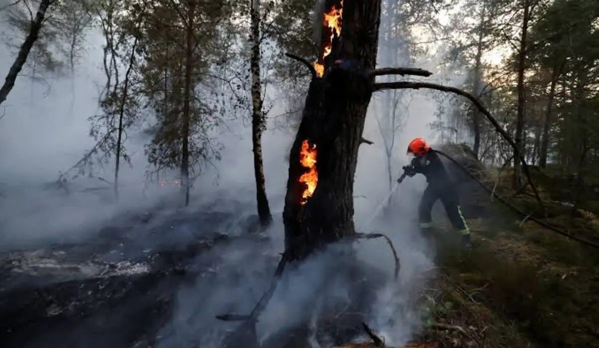 FIRE SPREADS TO MORE THAN 1,900 HECTARES