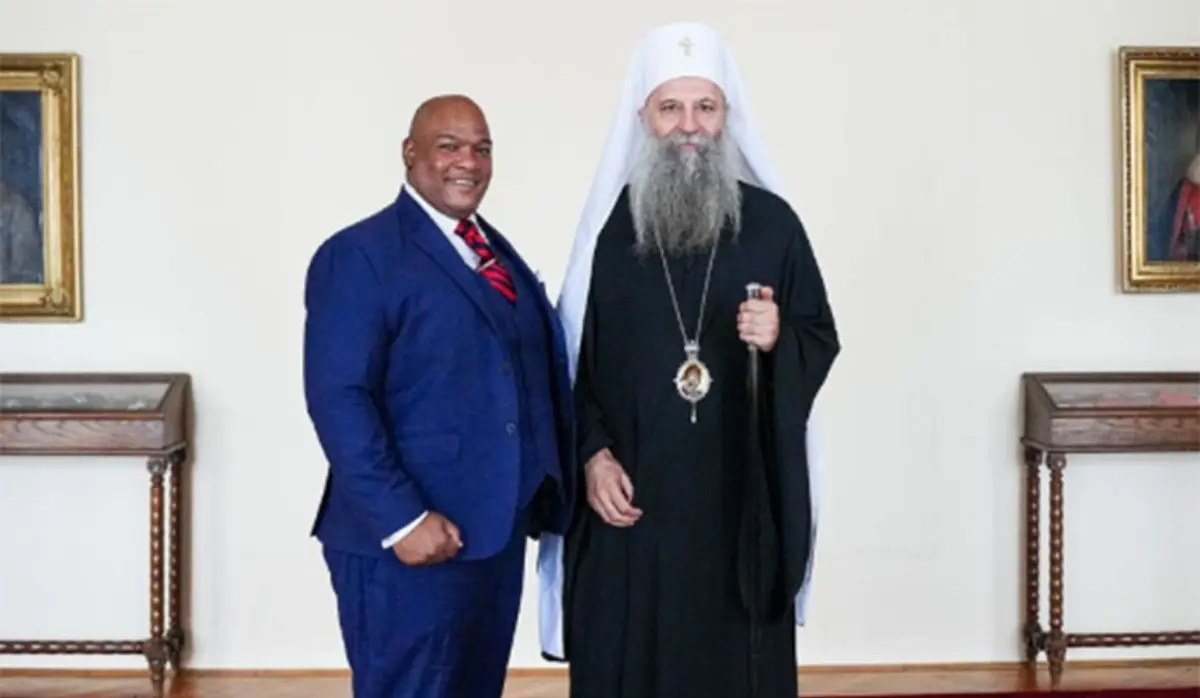 PATRIARCH PORFIRIJE AND PASTOR BURNS ARRIVE IN KOSOVO AND METOHIJA
