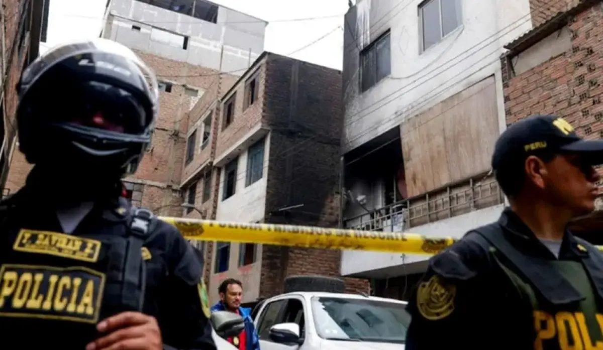 FIVE CHILDREN AMONG THOSE KILLED IN FIRE IN LIMA SUBURB