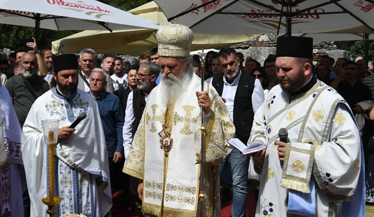 PATRON SAINT'S DAY MARKED AT THE HOLY ARCHANGELS MONASTERY, PRIŠTINA POLICE SEARCHED WORSHIPPERS