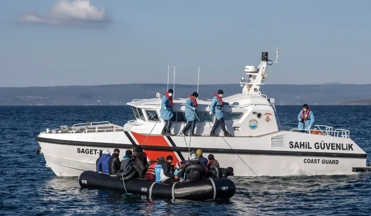 TURKISH OFFICERS DETAIN 67 ILLEGAL MIGRANTS