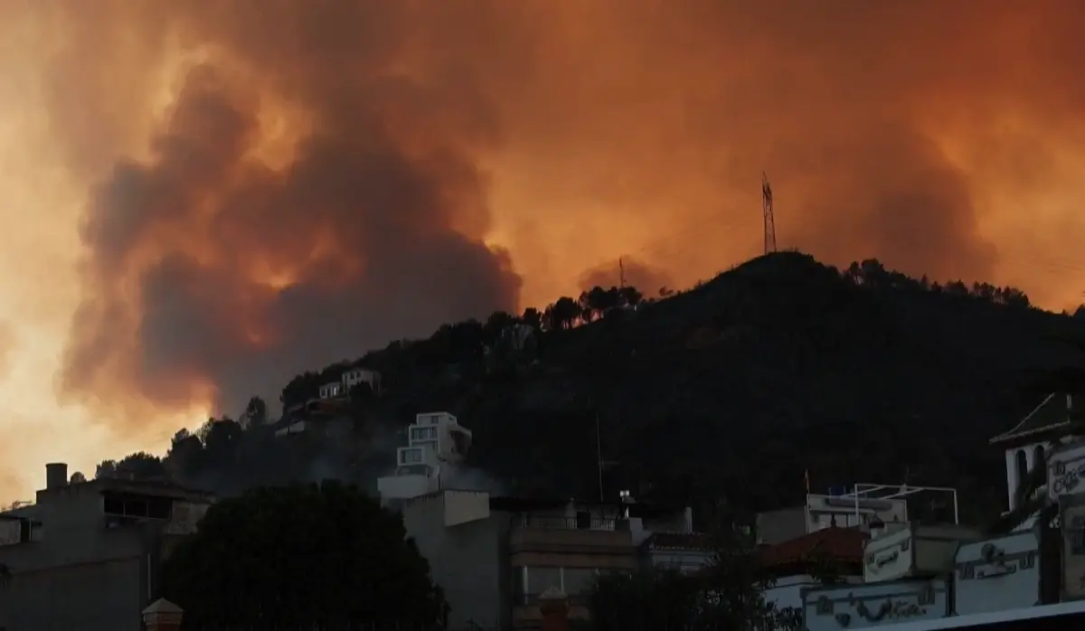 FIRE 15 KILOMETRES FROM BORDEAUX