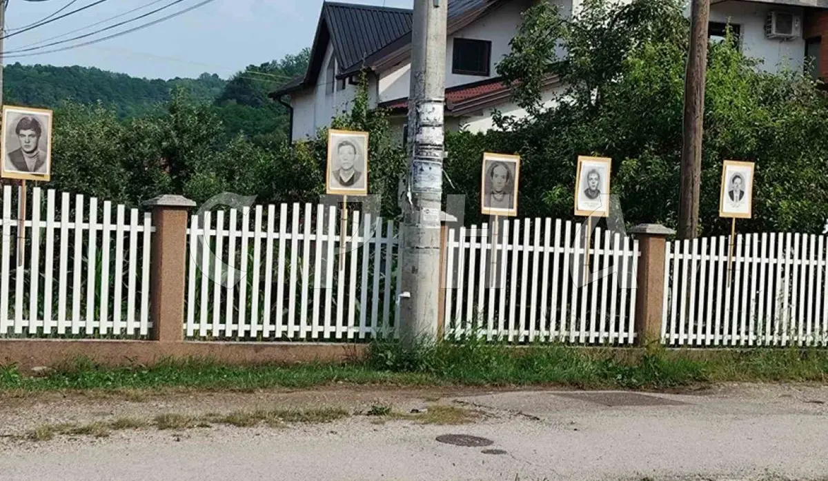 PHOTOGRAPHS OF SERB VICTIMS SERVE AS A REMINDER OF CRIMES COMMITTED AGAINST SERBS