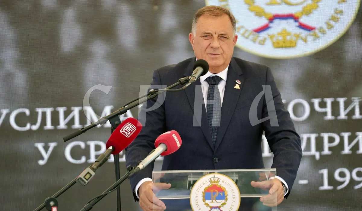 DODIK: SERBS WERE KILLED IN CENTRAL PODRINJE FOR DEFENDING CHRISTIAN VALUES