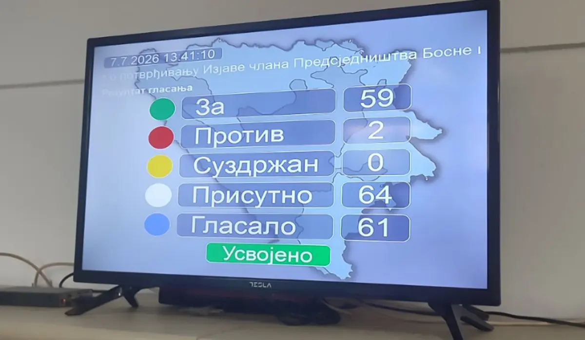 CVIJANOVIĆ'S VETO AND ASSEMBLY CONCLUSIONS CONFIRMED