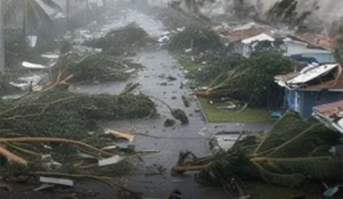 TYPHOON AND MONSOON TAKE 23 LIVES, 18 MISSING