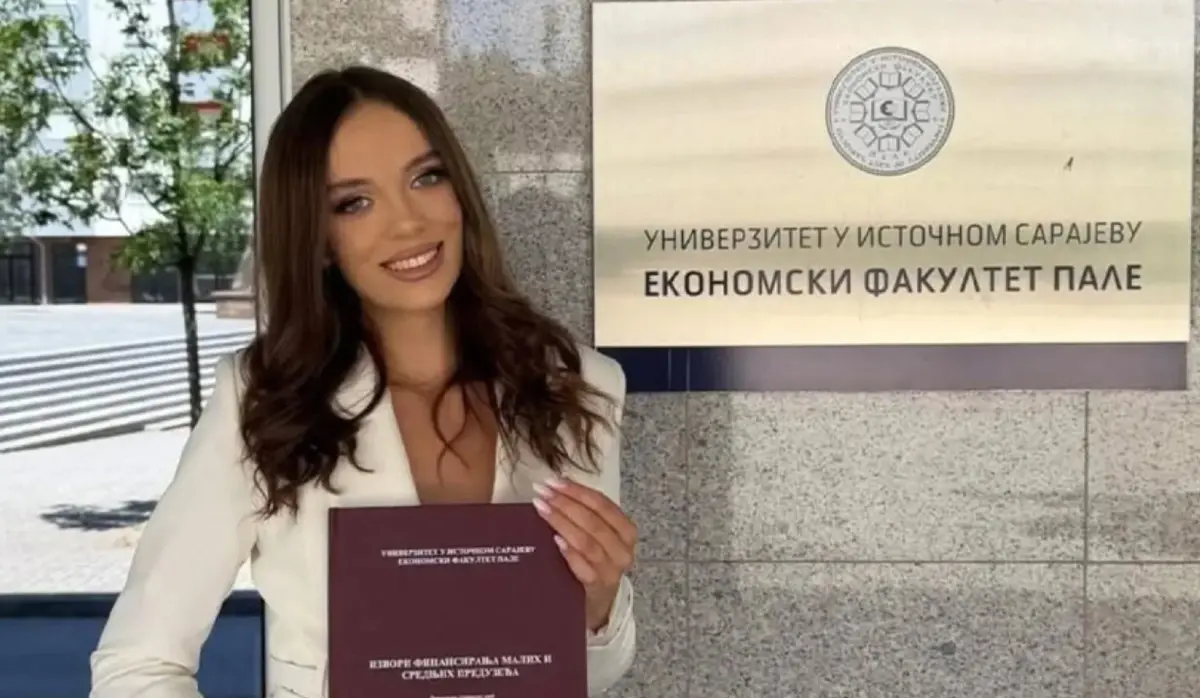 SOFIJA ŠKIPINA, THE PRIDE OF PALE, THE FIRST ECONOMICS GRADUATE WITH PERFECT 10.0 AVERAGE GRADE