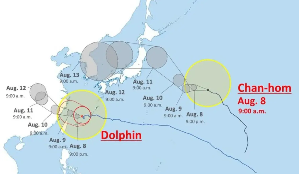 MORE THAN 110 FLIGHTS CANCELLED DUE TO TYPHOON CHAN-HOM